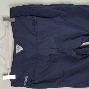 Columbia Blue Palm Peak PFG zip off nylon hiking fishing cargo pants